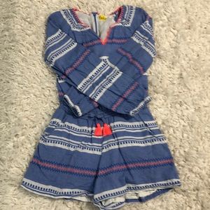Mini Boden girls long sleeve romper size 9-10